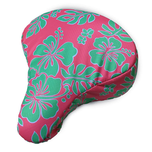 Bike Seat Cover Padded- Coral Ray