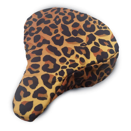 Bike Seat Cover Padded, Leopard