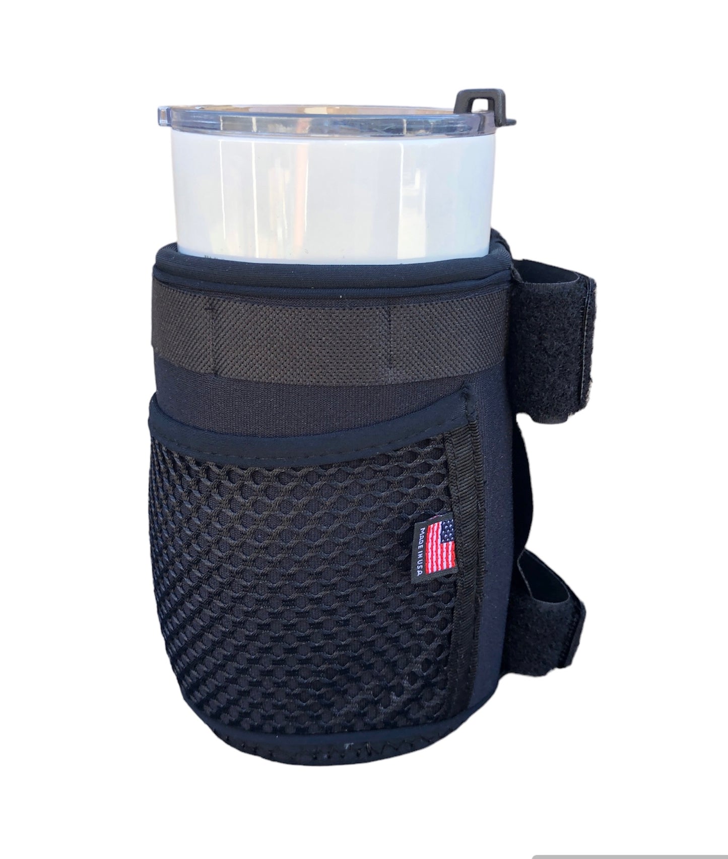 E-Bike Drink Holder & Bike Cell Phone Holder Neoprene - BLACK