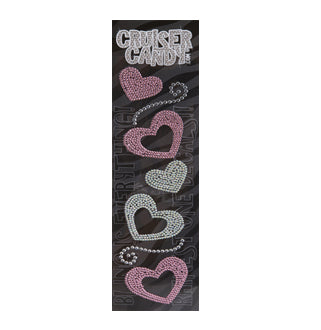 Heart Rhinestone Decals