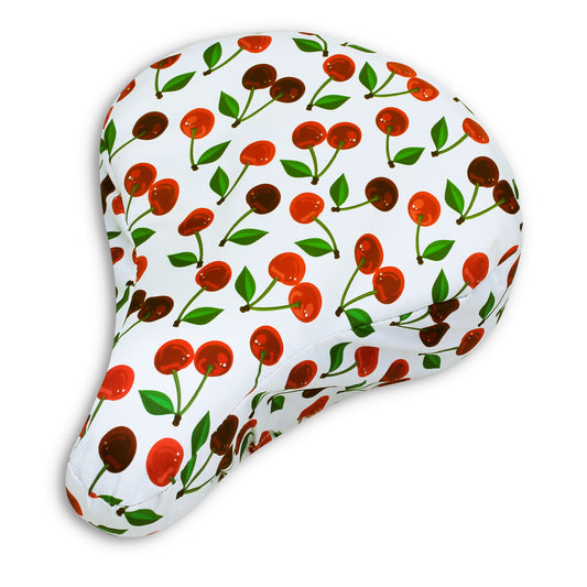 Bike Seat Cover Padded- Cherry Pie