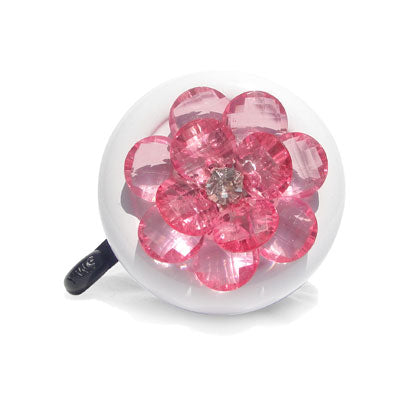 Bike Bell- Bling Flower Pink