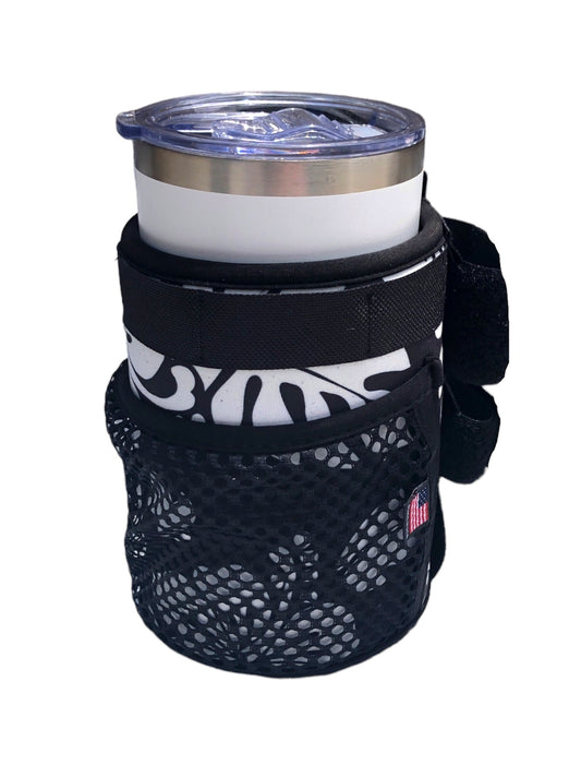 E-Bike Drink Holder & Bike Cell Phone Holder Neoprene - Hibiscus