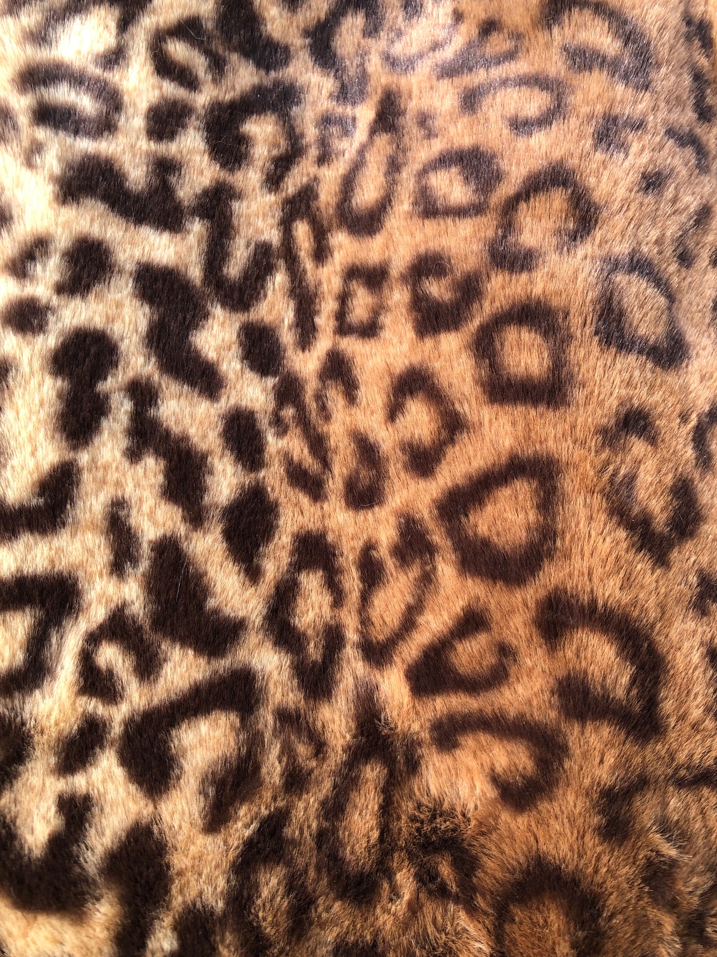 Super Plush Leopard Bike Basket Liner