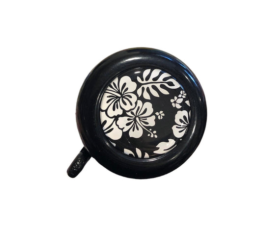 Bike Bell- Black Hibiscus