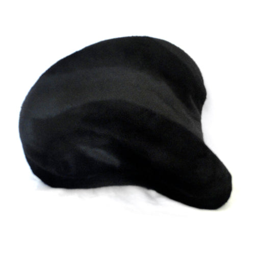 Bike Seat Cover- Black Velour
