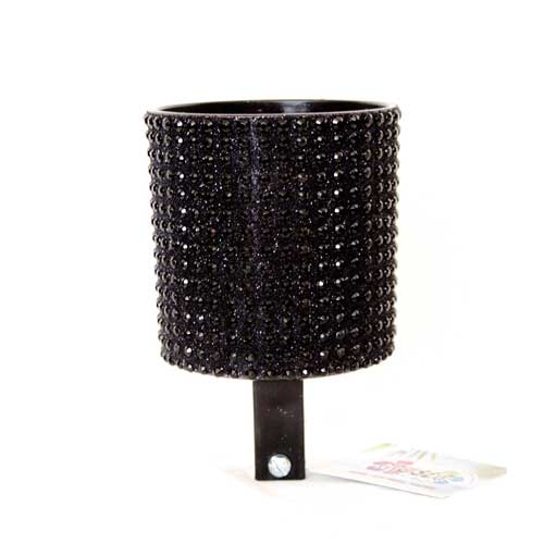 Black Rhinestone Drink Holder