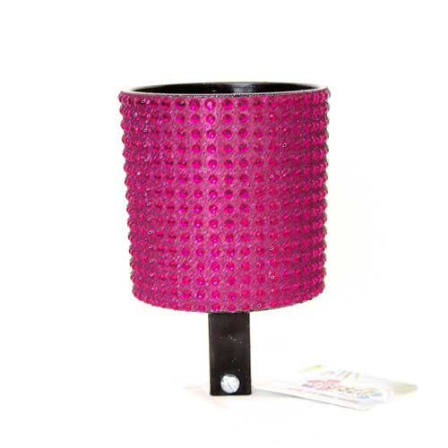 Hot Pink and Black Rhinestone Drink Holder