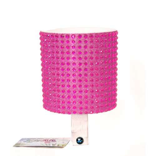 Fuchsia Rhinestone Drink Holder