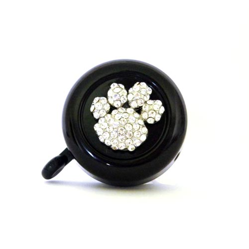 Bike Bell- Rhinestone Dog Paw