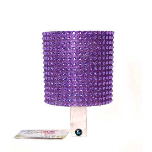 Purple Rhinestone Drink Holder