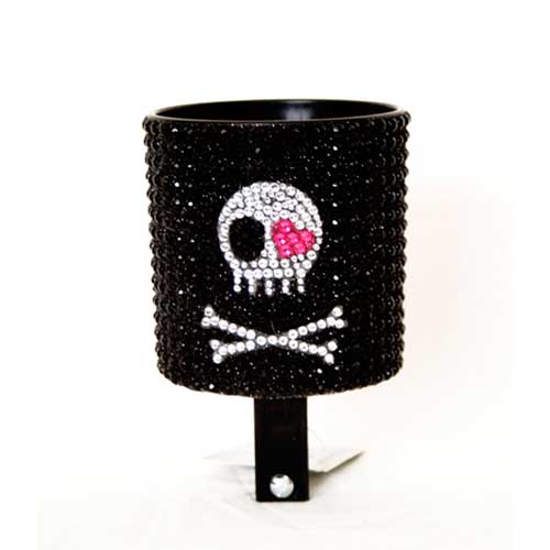Skull Rhinestone Drink Holder
