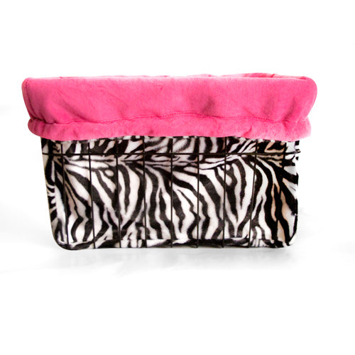 Bike Basket Liner, We Love Zebra
