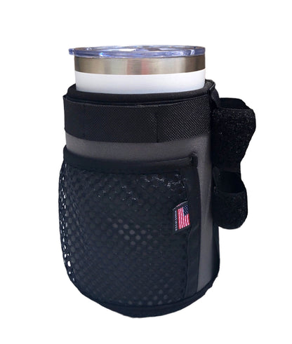 E-Bike Drink Holder & Bike Cell Phone Holder Neoprene - Charcoal