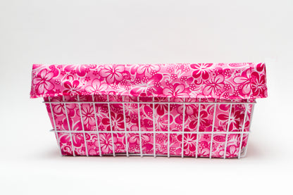Adult Trike, Large Basket Liner – Pink Hawaiian