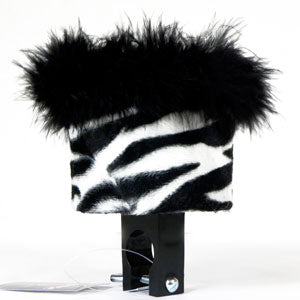White Zebra Cute Bike Water Bottle Holder and Drink Holder